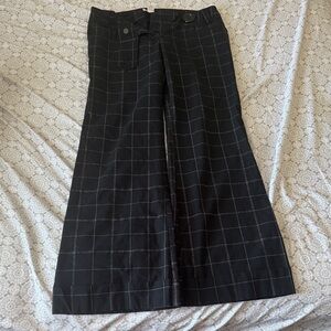 Charlotte Russe Men's Black Grid Pattern Pants